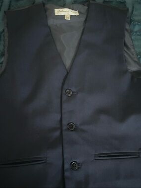 Children's Navy Formal Vest by